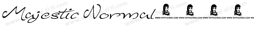 Majestic Normal字体转换